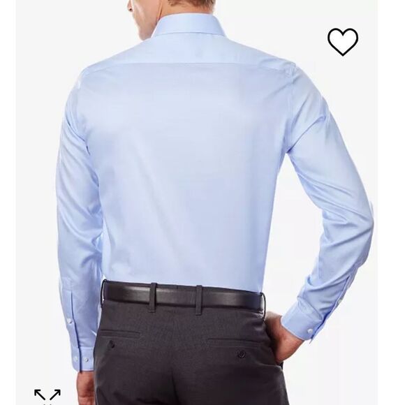 MICHAEL KORSRegular Fit Airsoft Stretch Non-Iron Performance‎ Solid Dress Shirt - Picture 4 of 11